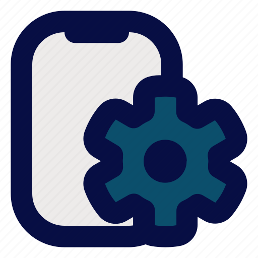Phone, setting, gear, cogwheel, configuration, management, preferences icon - Download on Iconfinder