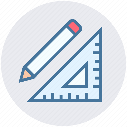 Design, measure, pencil, ruler, sewing, tailoring icon - Download on Iconfinder