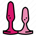 silicone, sex toy, dick, plug, butt