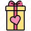 box, gift, heart, present 