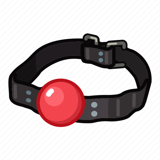 Small, ball, gag, sex, adult, toys, 18+ icon - Download on Iconfinder