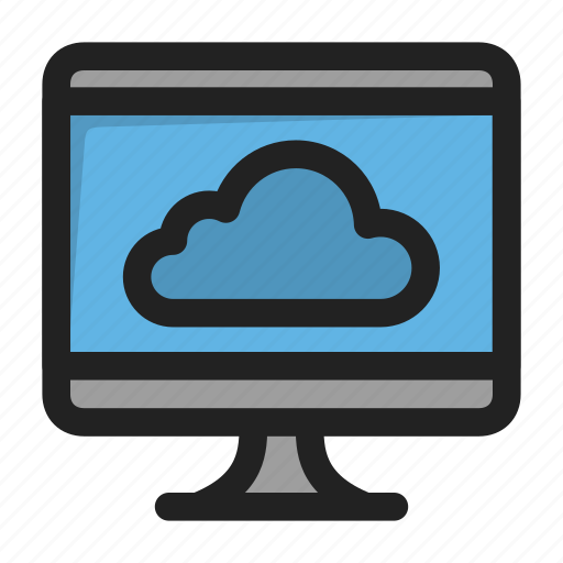 Cloud, device, icloud, imac, repository, storage icon - Download on Iconfinder