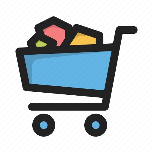 Business, cart, finance, full, money, shopping, supermarket icon - Download on Iconfinder