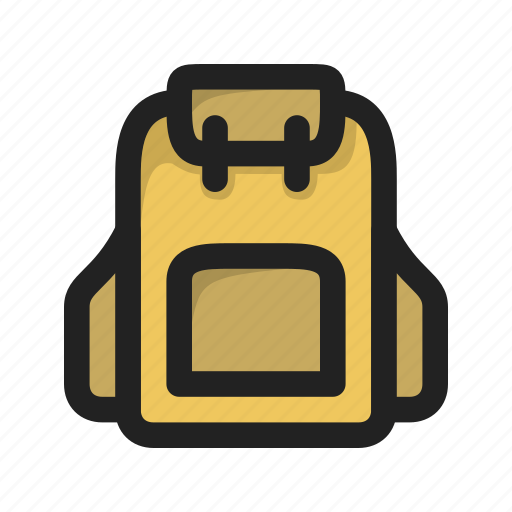 Backpack, camping, outdoor, supplies, survival icon - Download on Iconfinder