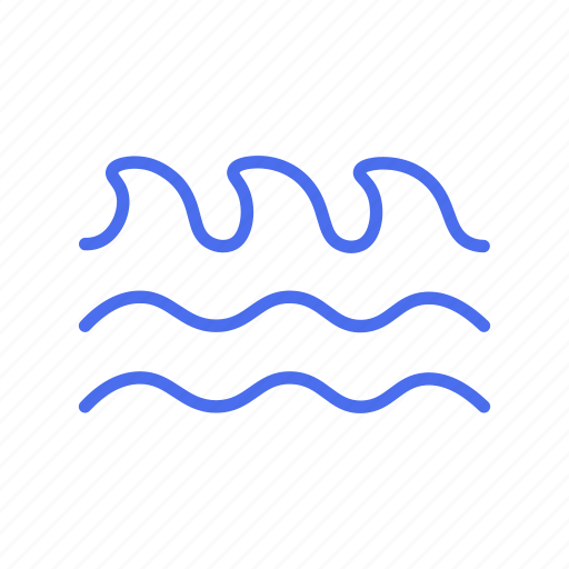 Waves, wave, sea, water, surfing, ocean, climate icon - Download on Iconfinder