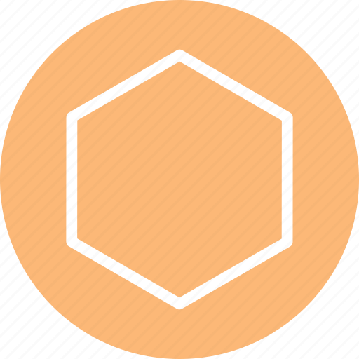 Hexagon, hexagon icon, hexagon shape, hexagon symbol, polygon icon icon - Download on Iconfinder