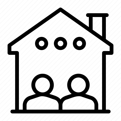 Roommate, shared, housing, real, estate, friend, room icon - Download on Iconfinder