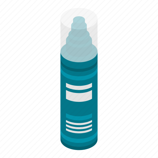Bottle, cartoon, cream, foam, gel, isometric, spa icon - Download on Iconfinder