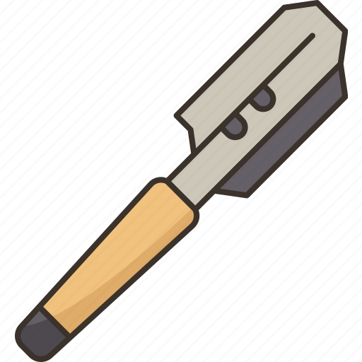 Razor, straight, blade, cut, handle icon - Download on Iconfinder