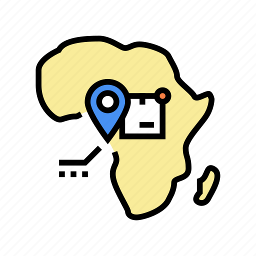 Africa, shipment, tracking, international, middle, east icon - Download on Iconfinder