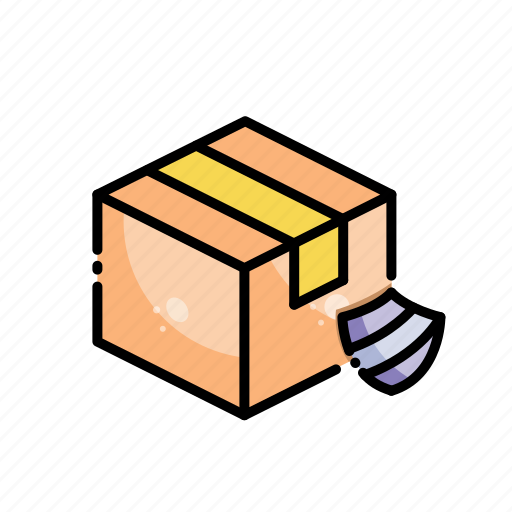 Box, colored, guard, safety, shiping icon - Download on Iconfinder