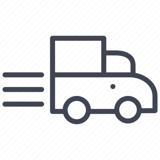 Fast, shipping, car, delivery, truck, vehicle icon - Download on Iconfinder