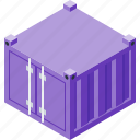 box, container, loading, logistics