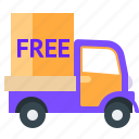 delivery, free, truck, van
