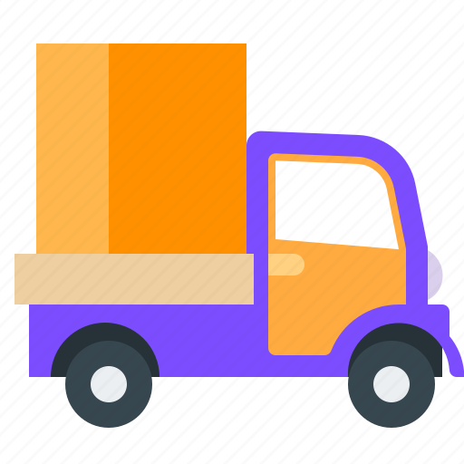 Delivery, haulage, truck, van icon - Download on Iconfinder
