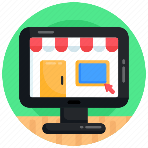 Online store, online shop, ecommerce, electronic store, digital shop icon - Download on Iconfinder