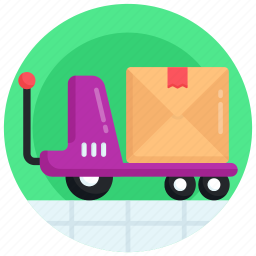 Pallet truck, pallet jack, lift cart, handcart, pushcart icon - Download on Iconfinder