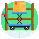 pallet jack, hydraulic cart, lift cart, handcart, pushcart