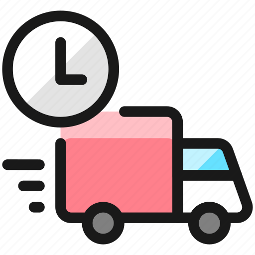 Delivery, truck, clock icon - Download on Iconfinder