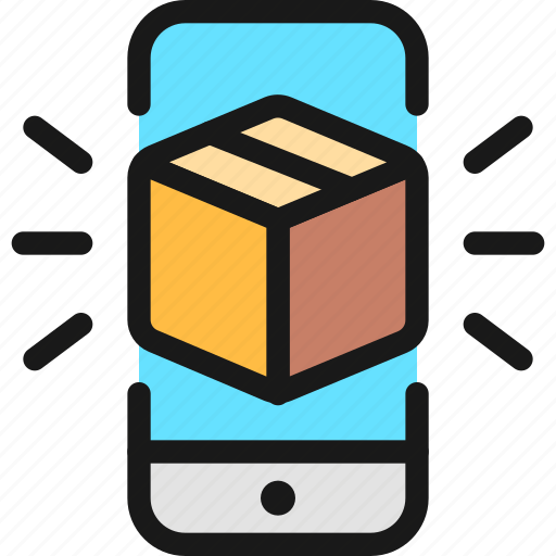 Shipment, smartphone, arrive icon - Download on Iconfinder