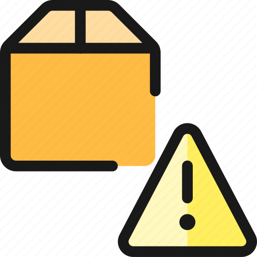 Shipment, warning icon - Download on Iconfinder
