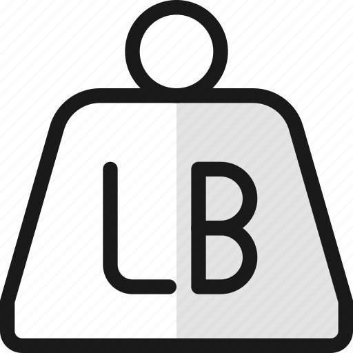 Shipment, weight, lb icon - Download on Iconfinder