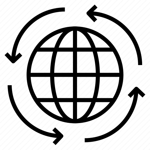 World, globe, grid, earth, circular icon - Download on Iconfinder