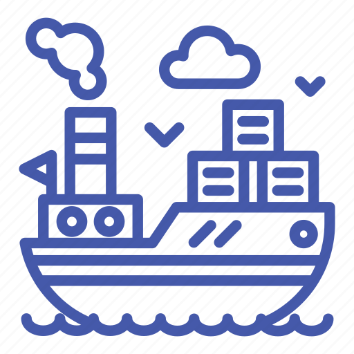 Cargo, cargo ship, cargo vessel, delivery, sea, ship, shipping icon - Download on Iconfinder