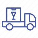 cargo, delivery van, post, service, shipping, transport, vehicle