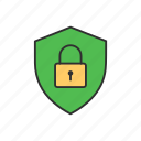 lock, safe, security, security badge