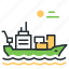 boat, sea, transport, vessel 