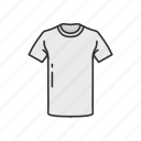 clothes, clothing, garment, male shirt, round neck, shirt, t-shirt
