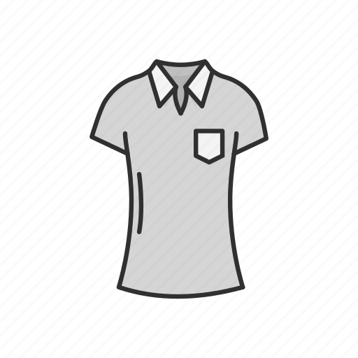 Clothes, clothing, fashion, female polo, longsleeve, polo, sweatshirt icon - Download on Iconfinder
