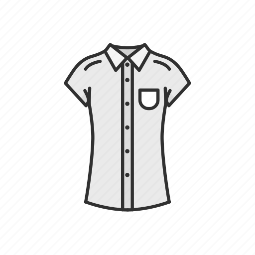 Business attire, clothes, fashion, female polo, garment, polo icon - Download on Iconfinder