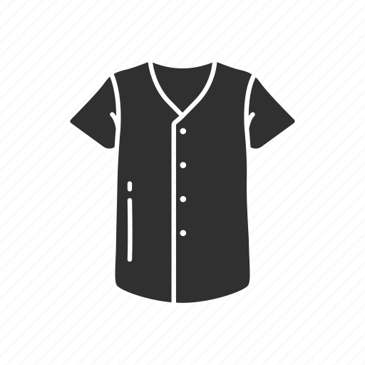 Baseball shirt, fashion, garment, jersey, shirt, sports shirt, v-neck icon - Download on Iconfinder