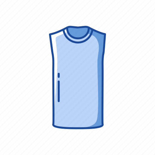 Clothes, fashion, garment, male shirt, shirt, sleeveless icon - Download on Iconfinder