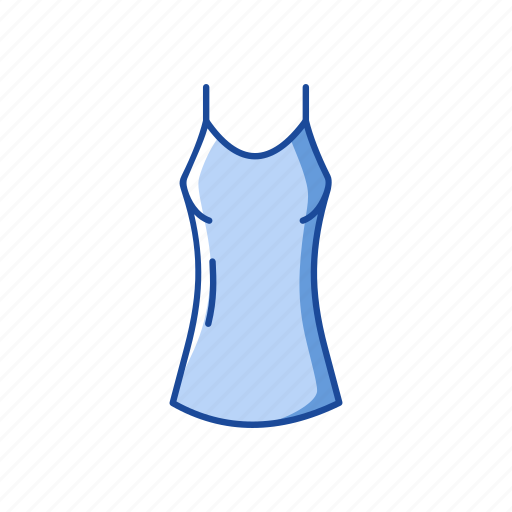 Blouse, fashion, female clothes, garment, shirt, sleeveless icon - Download on Iconfinder