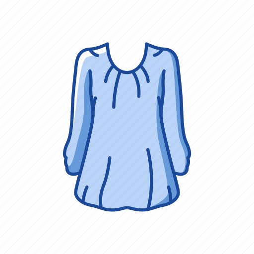 Blouse, clothing, fashion, garment, longsleeve, shirt icon - Download on Iconfinder