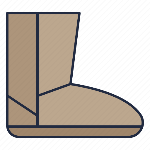 Boots, emu, fur, leather, shoes, warm, winter icon - Download on Iconfinder