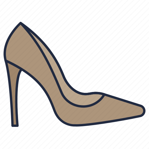Block heel, elegant, fashion, pumps, shoes, spikes, woman icon - Download on Iconfinder