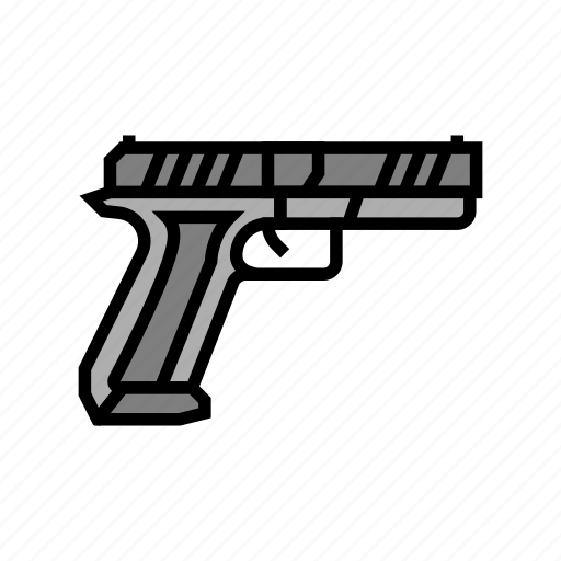 Centerfire, pistol, shooting, weapon, accessories, pepper icon - Download on Iconfinder