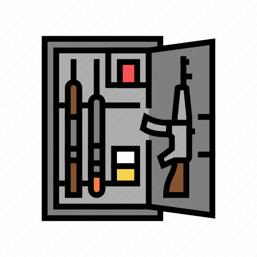 Gun, cabinet, safe, shooting, weapon, accessories icon - Download on Iconfinder