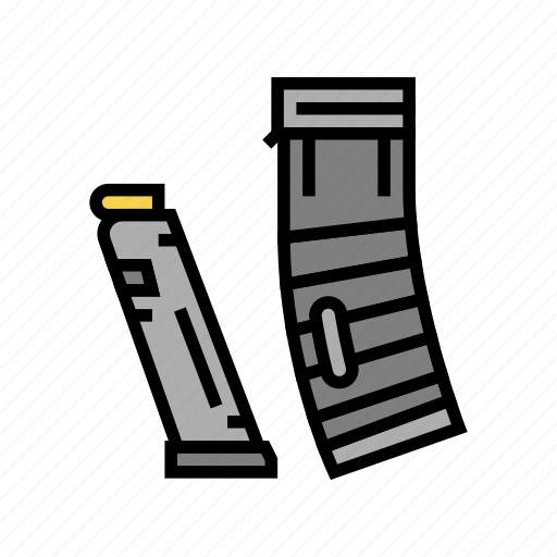 Gun, magazine, shooting, weapon, accessories, pepper icon - Download on Iconfinder