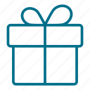 birthday, box, gift, gift box, present, ribbon