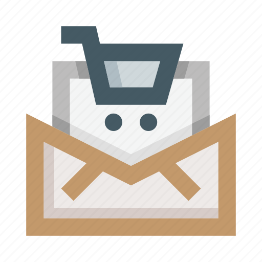 Letter, mail, message, buy, newsletter, marketing, e-commerce icon - Download on Iconfinder