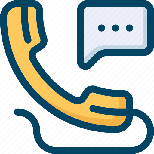 Bubble, call, communication, phone, support icon - Download on Iconfinder