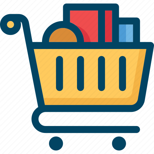 Basket, retail, shop, shopping, store, trolley icon - Download on Iconfinder