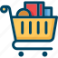 basket, retail, shop, shopping, store, trolley 
