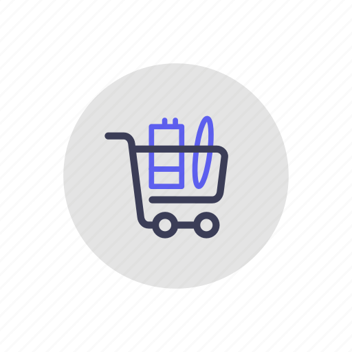 Basket, hand, wheel, barrow, shop, shopping icon - Download on Iconfinder