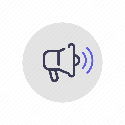 The, announcement, speaker, loud, voice, notification icon - Download on Iconfinder